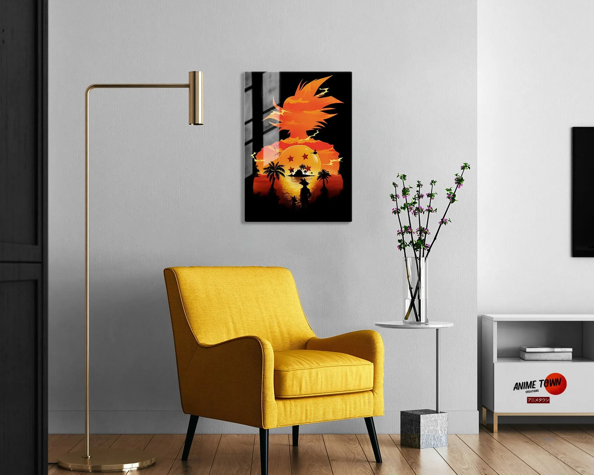 Dragon Ball Z Goku Black Metal Poster
