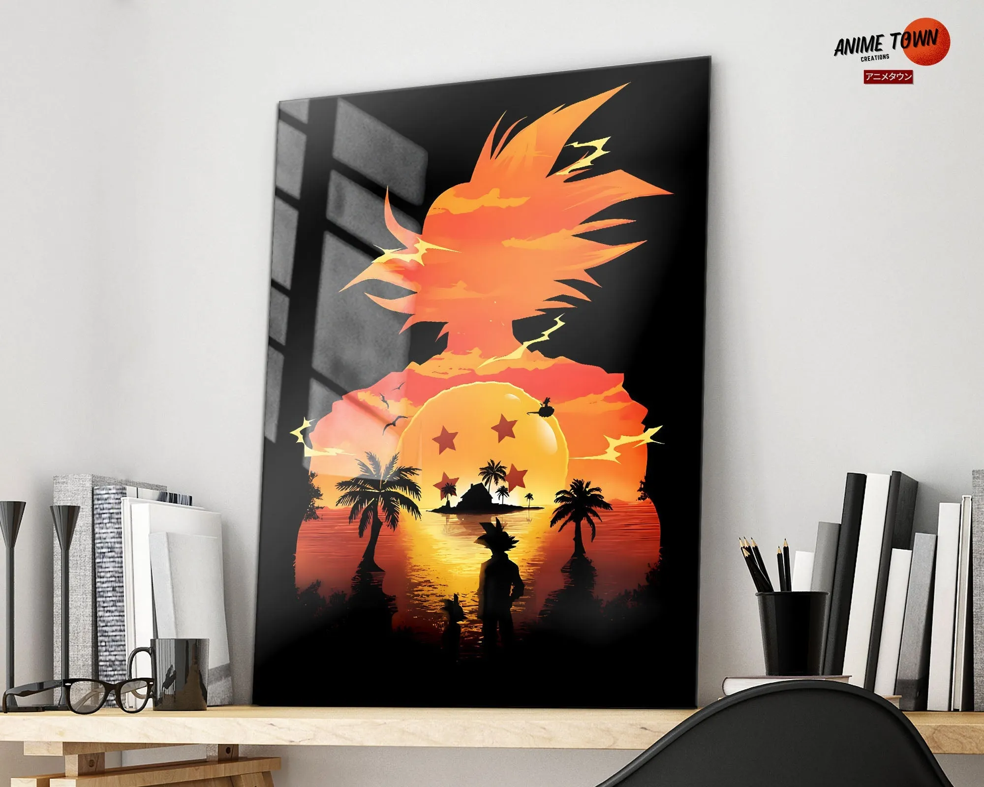 Dragon Ball Z Goku Black Metal Poster
