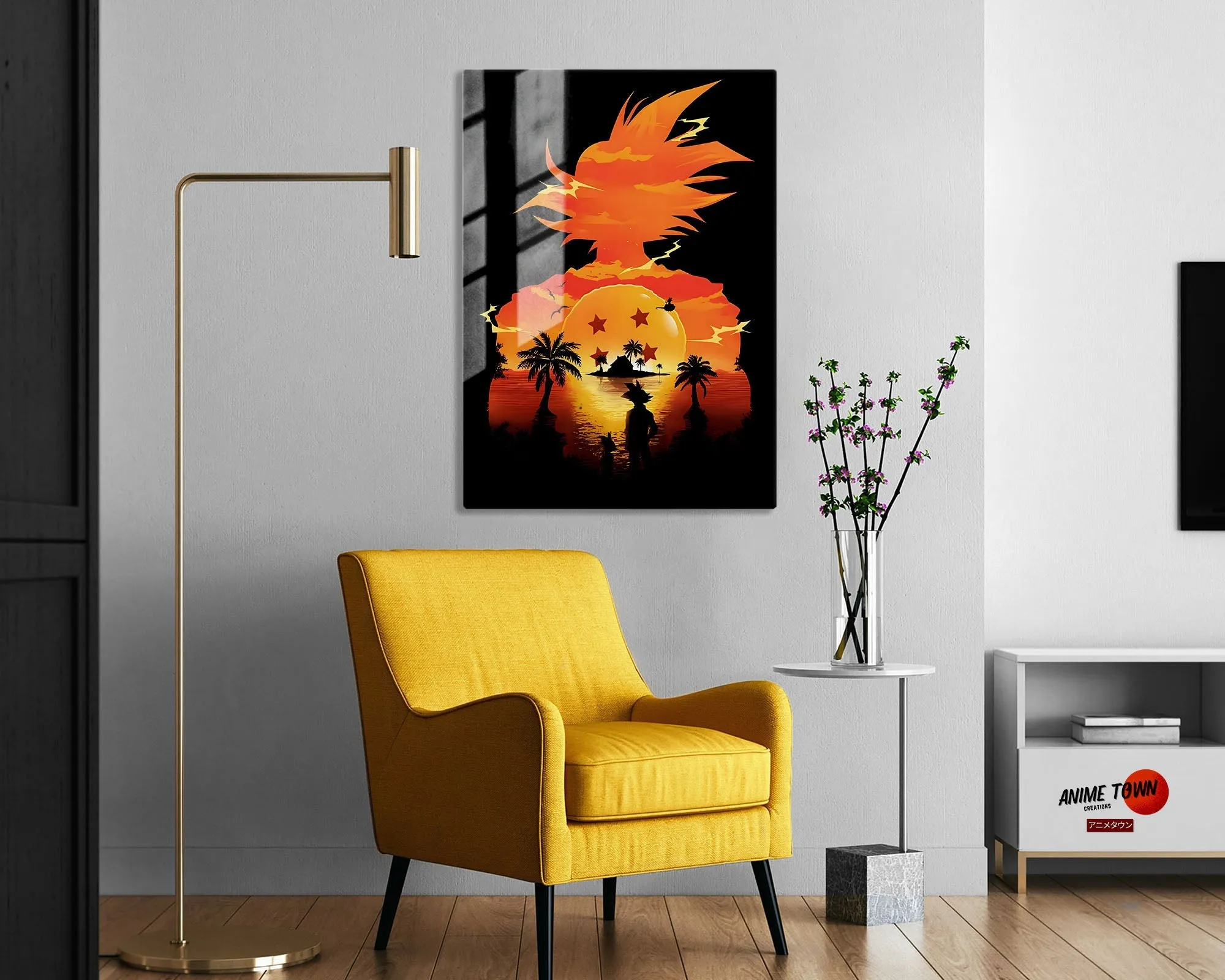 Dragon Ball Z Goku Black Metal Poster