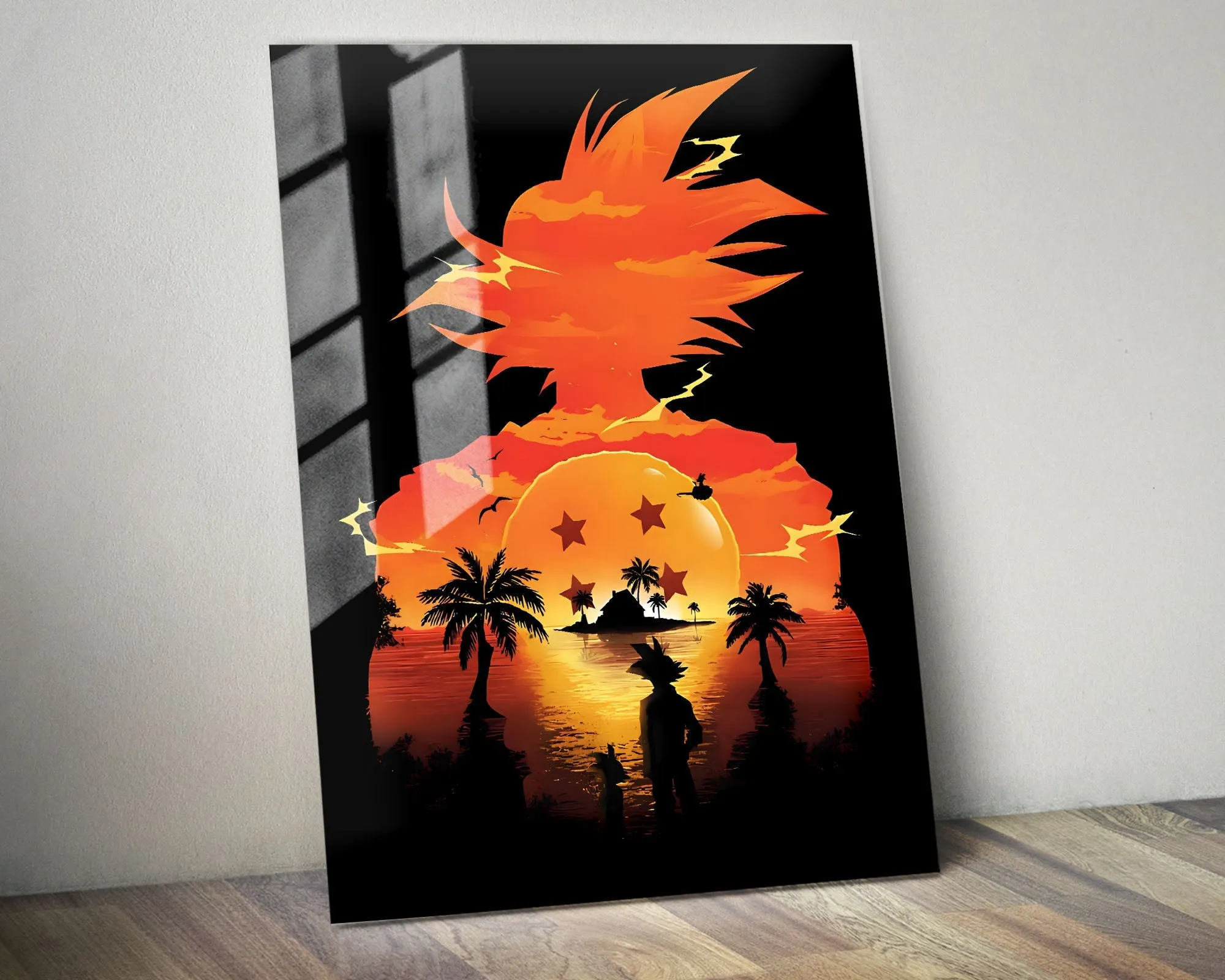 Dragon Ball Z Goku Black Metal Poster