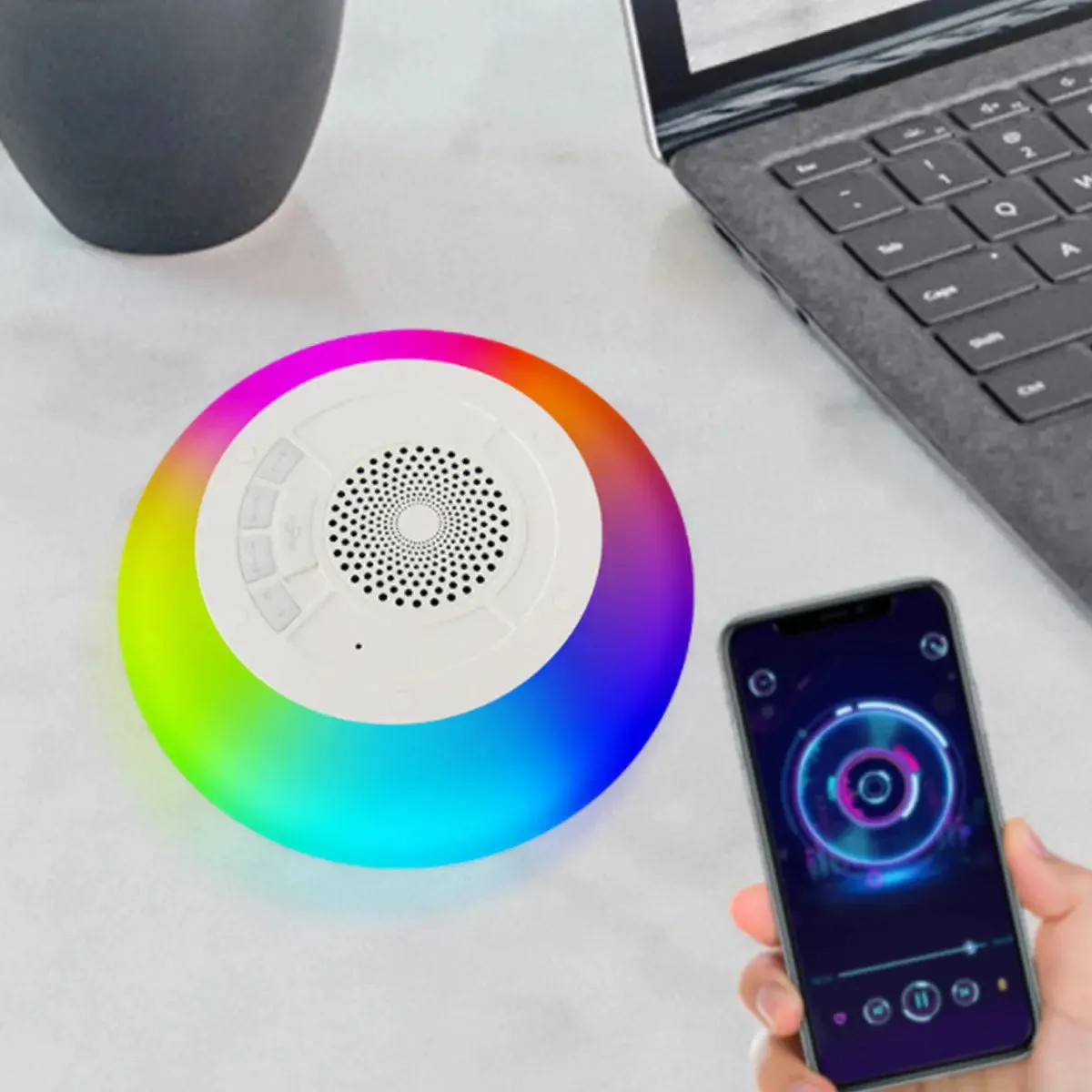 Floatilla Bluetooth LED Enabled Waterproof Speaker For Pools And -Bluetooth Speaker