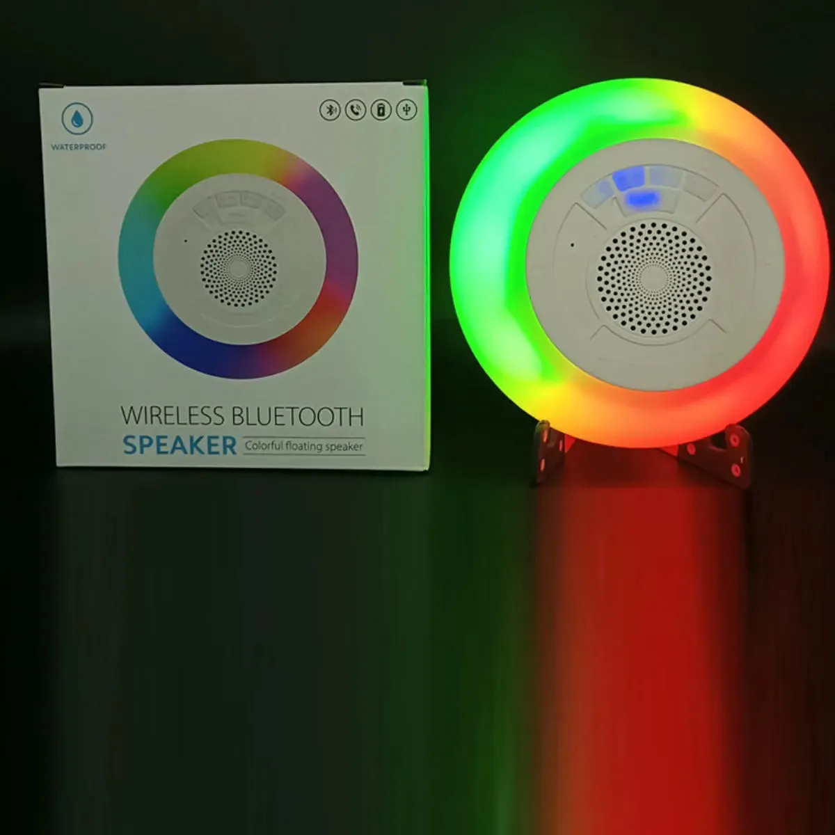 Floatilla Bluetooth LED Enabled Waterproof Speaker For Pools And -Bluetooth Speaker