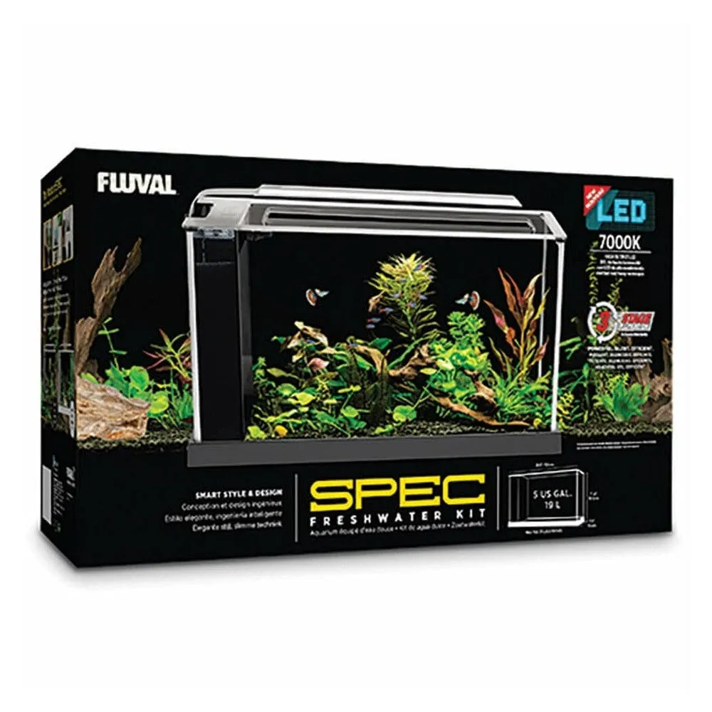 Fluval Spec Aquarium Kit - 19 L (5 US gal) - White