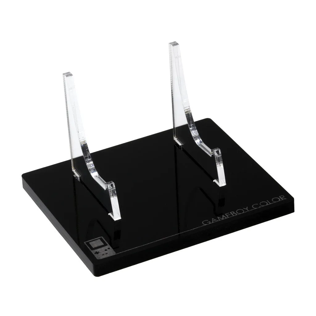 Game Boy Color Gloss Black Display Stand - Rose Colored Gaming