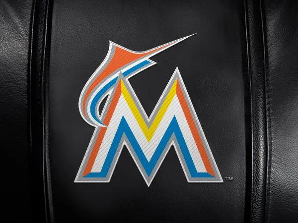 Gaming Chair 100 with Miami Marlins Logo