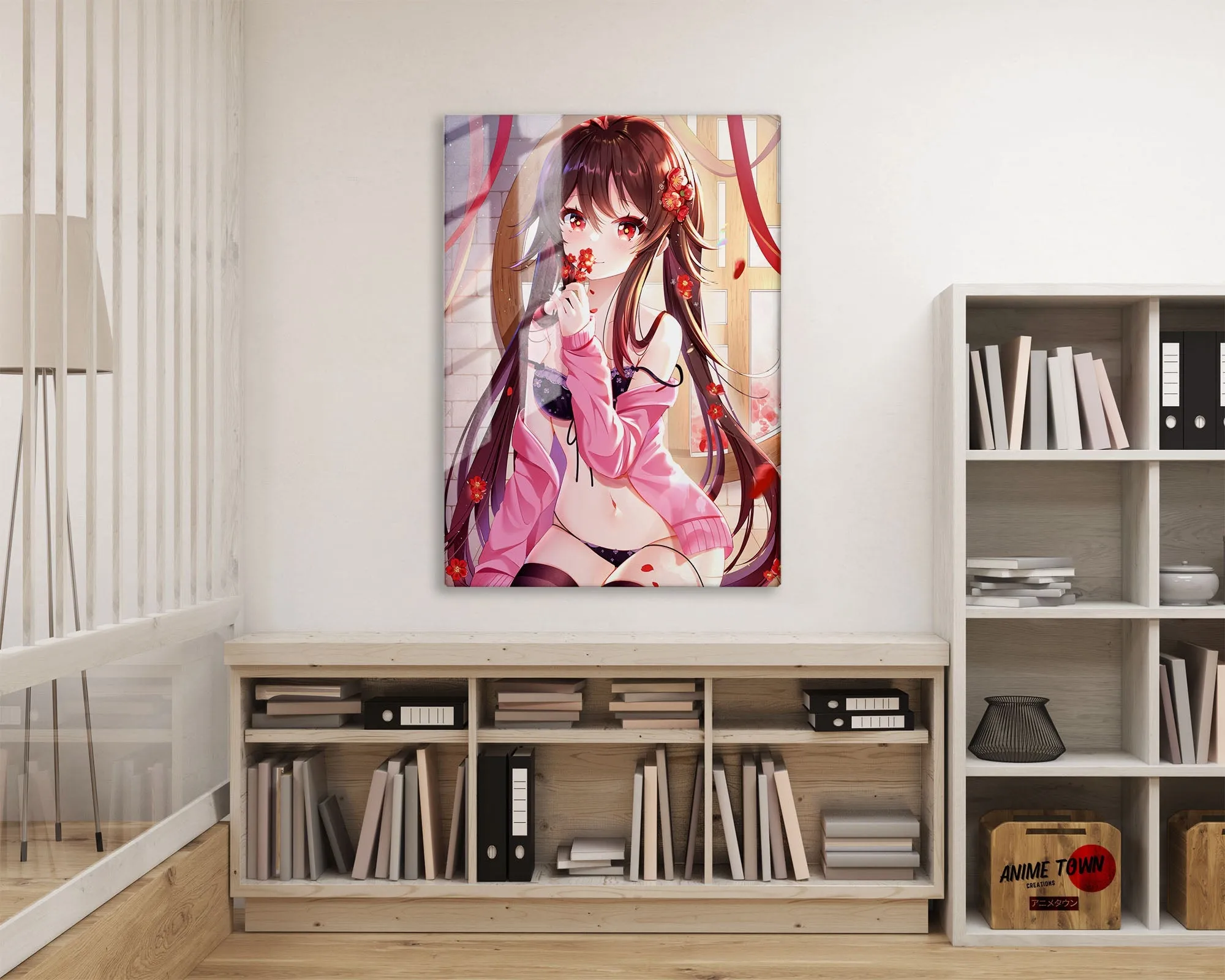 Genshin Impact Hu Tao Metal Poster