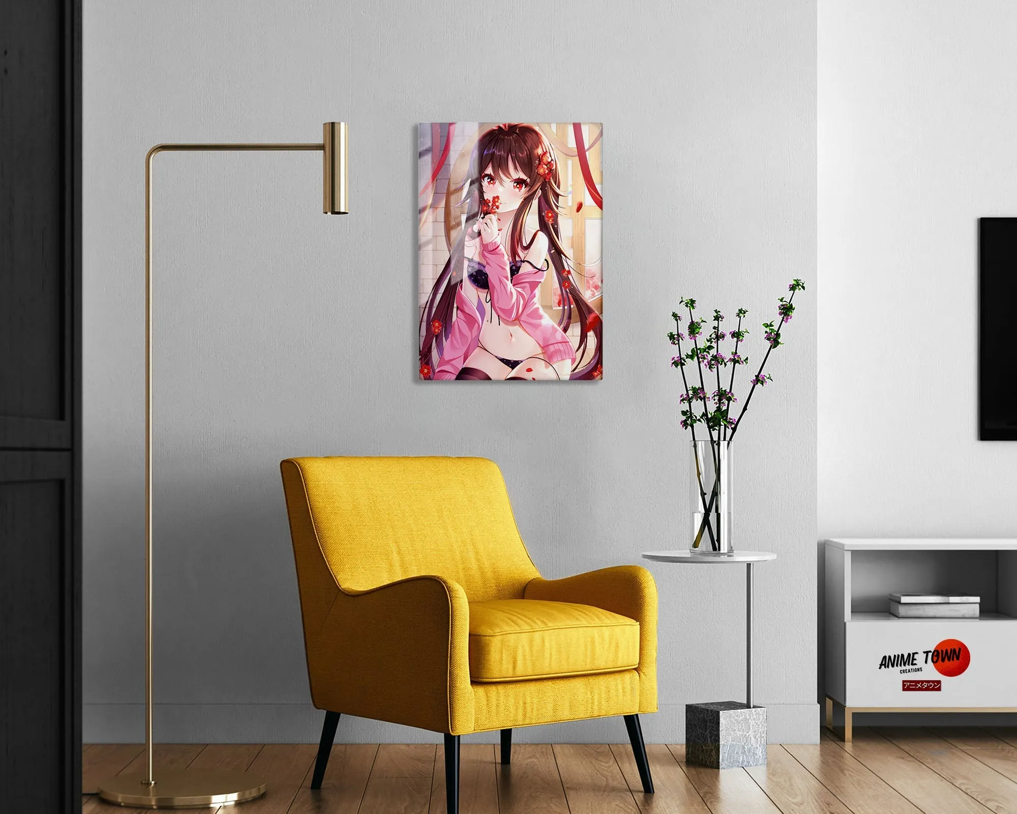 Genshin Impact Hu Tao Metal Poster
