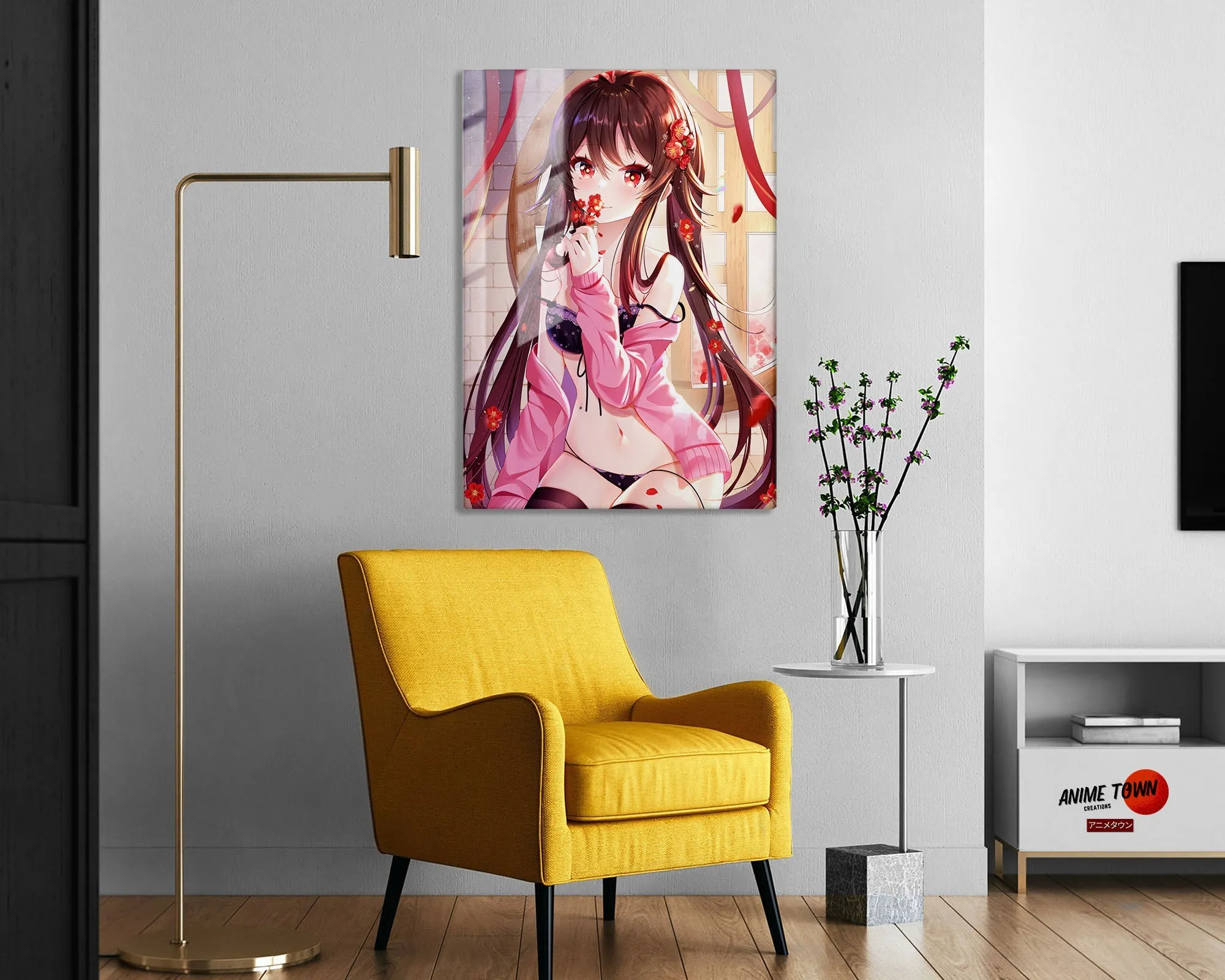 Genshin Impact Hu Tao Metal Poster