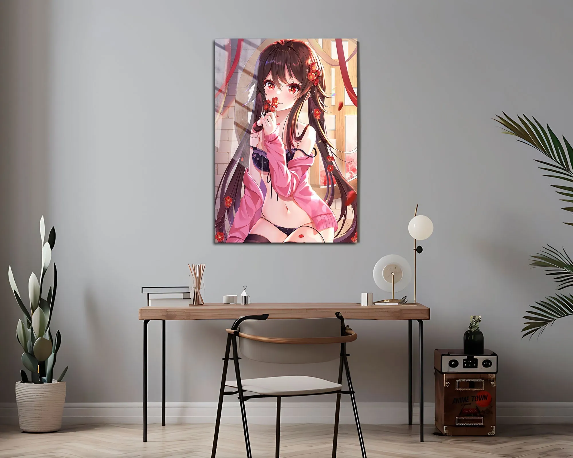 Genshin Impact Hu Tao Metal Poster