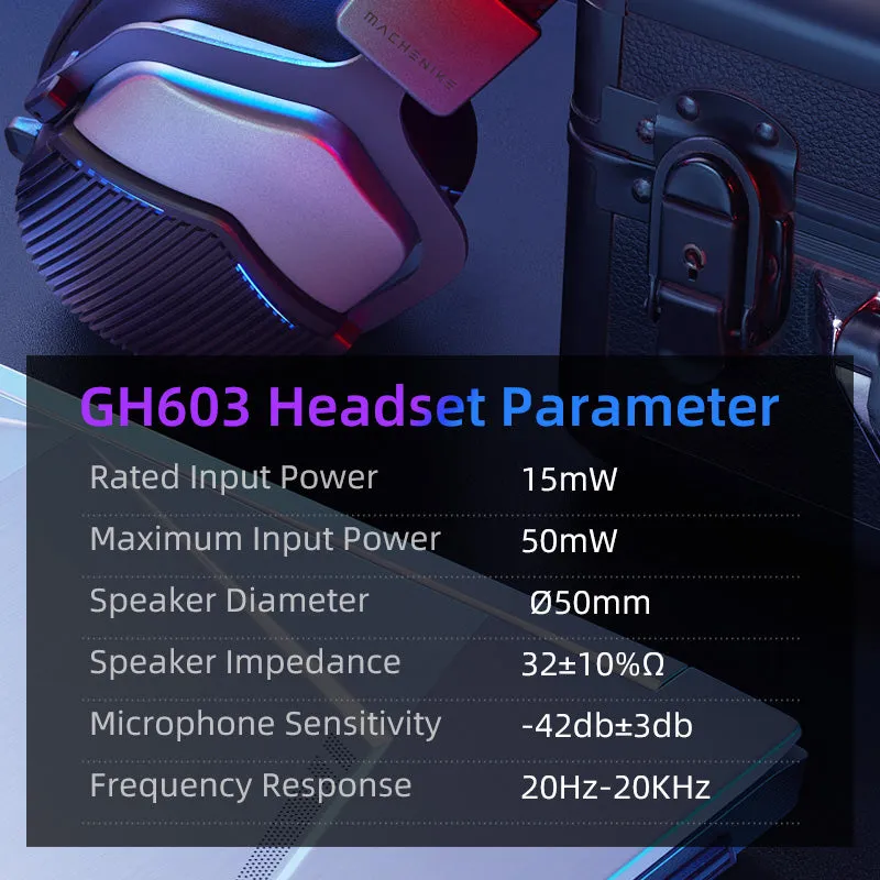 High-performance GH603 Gaming Headset for Ultimate Audio Experience