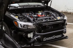 Grimmspeed Front Mount Intercooler Kit [Inc. Black Piping] - Subaru 15-21 STI - 090237