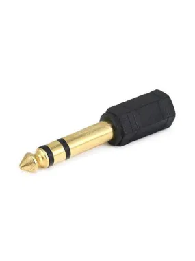 Inline Audio Adapter 1/4" TRS M to 1/8" TRS F