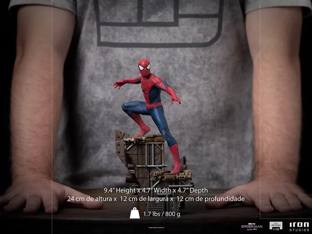 Iron Studios Marvel Studios Spider-Man No Way Home Peter #3 Andrew Garfield 1/10 Art Scale Statue