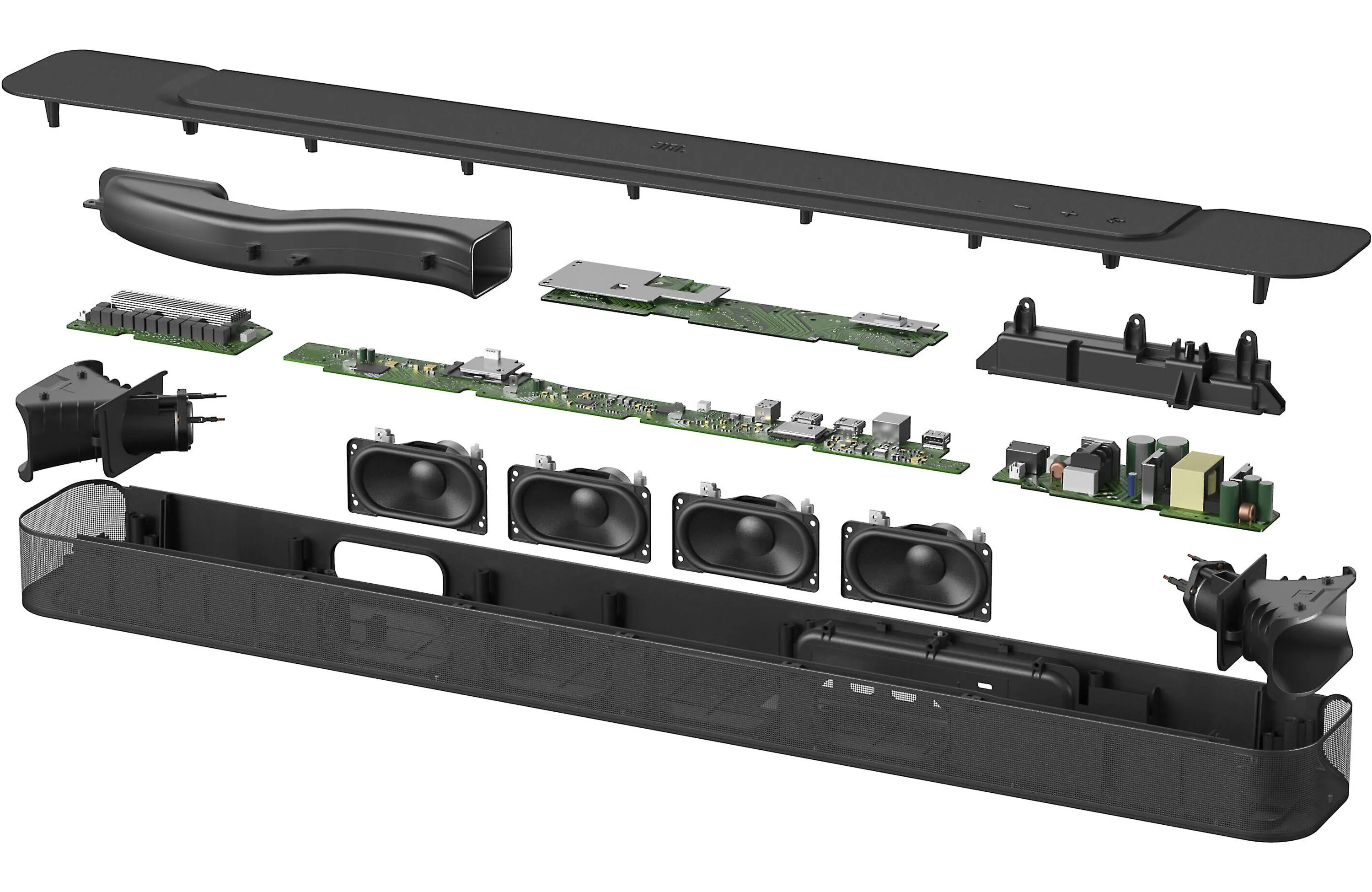 JBL Bar 300 Powered 5 Channel Sound Bar with Dolby Atmos