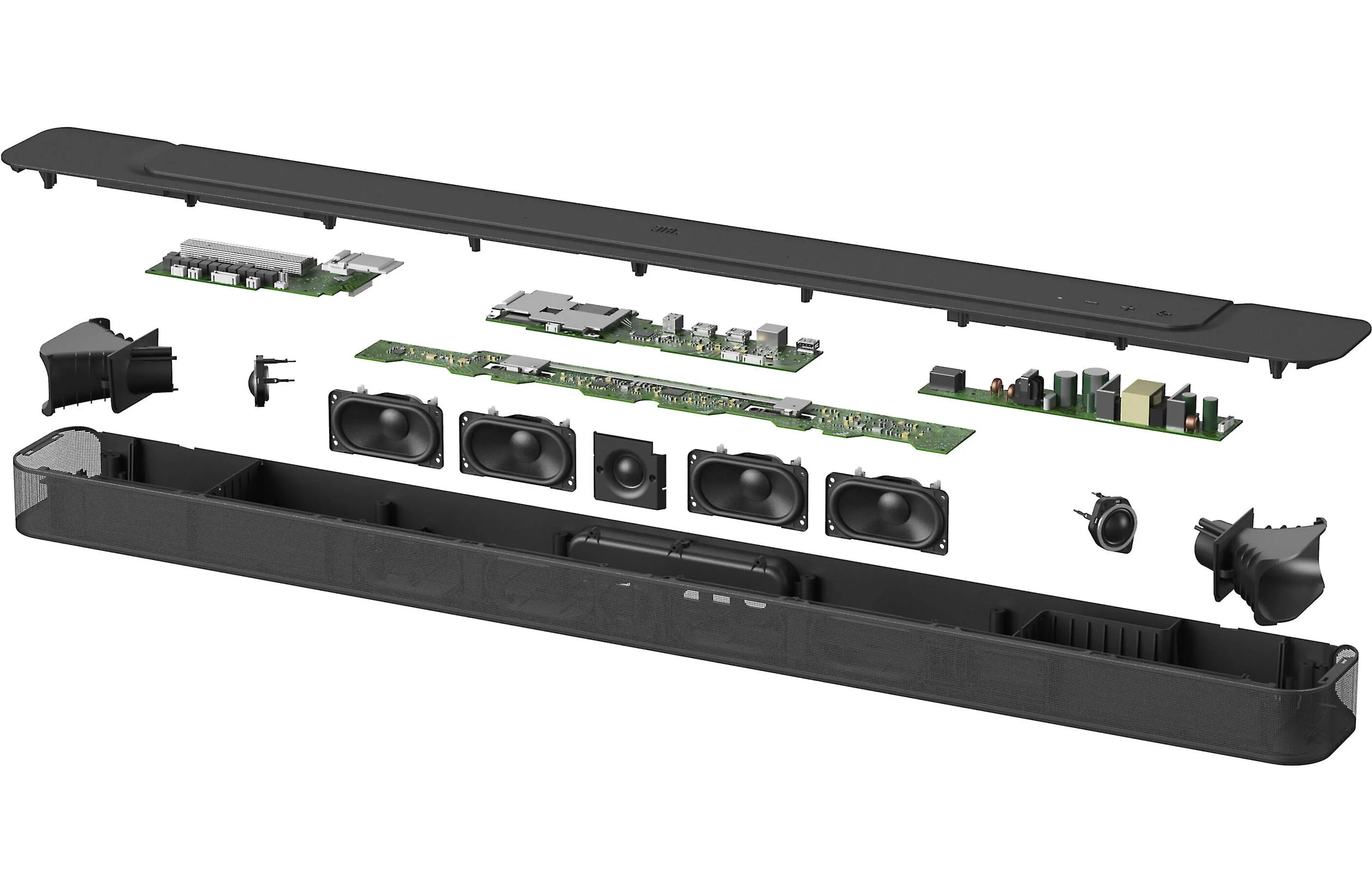 JBL Bar 500 Powered 5.1 Sound Bar System with Bluetooth, Wi-Fi, Apple AirPlay 2, and Dolby Atmos