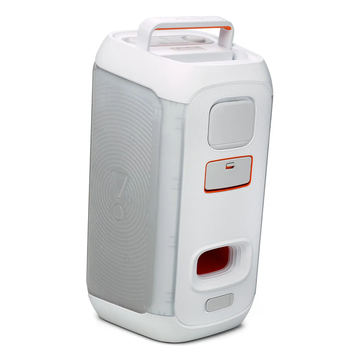 JBL PartyBox Club 120 Portable Party Speaker with gSport Cargo Sleeve (White)