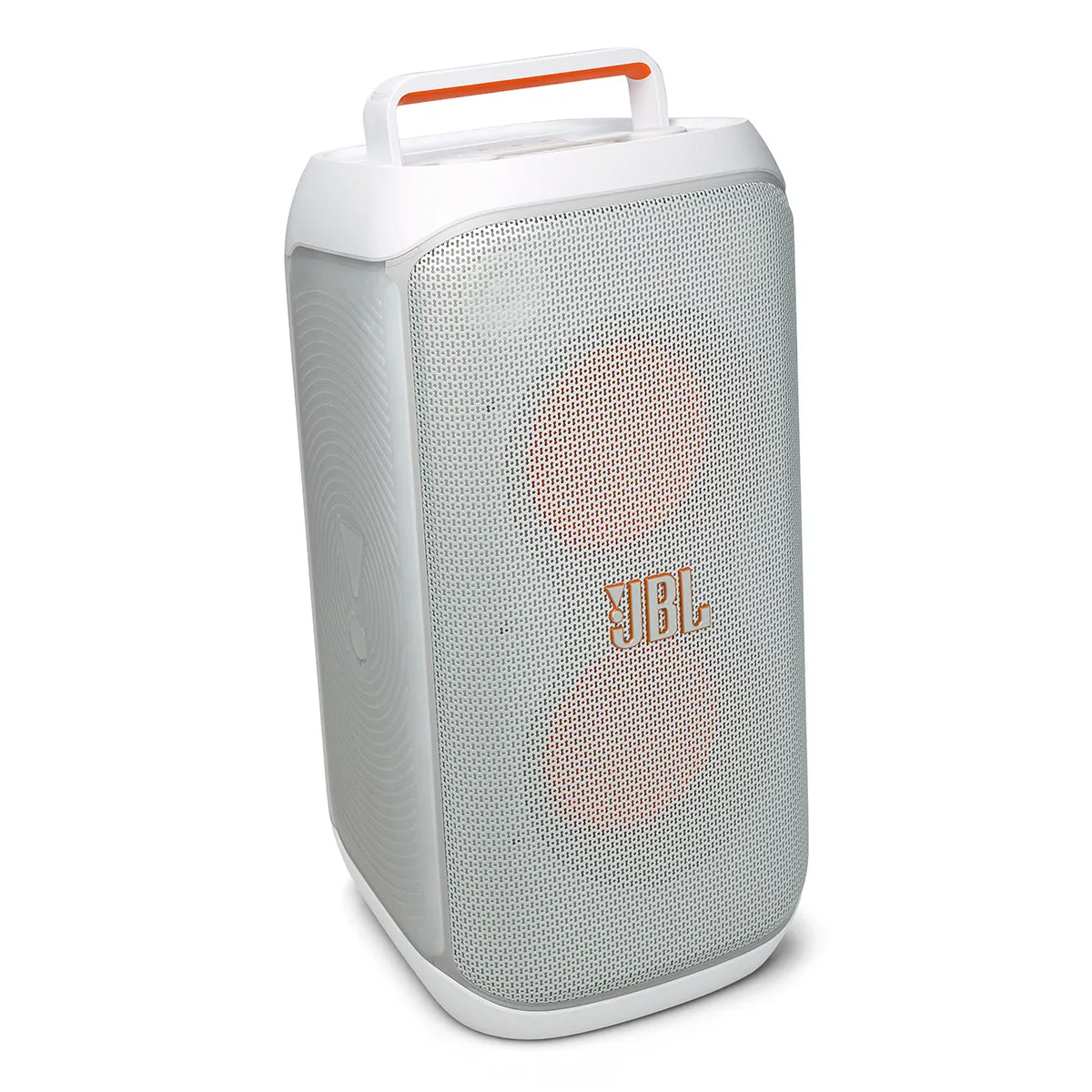 JBL PartyBox Club 120 Portable Party Speaker with gSport Cargo Sleeve (White)
