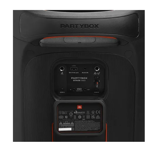 JBL Partybox Stage 320 Portable Party Speaker with wheels