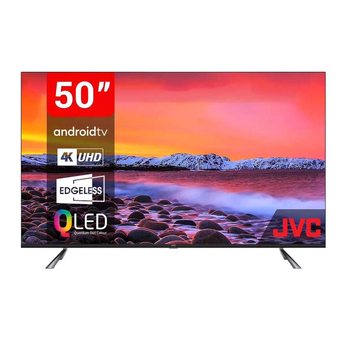 JVC 50 Inch Smart TV | 4K UHD Android TV with QLED AV-HQ507115A11