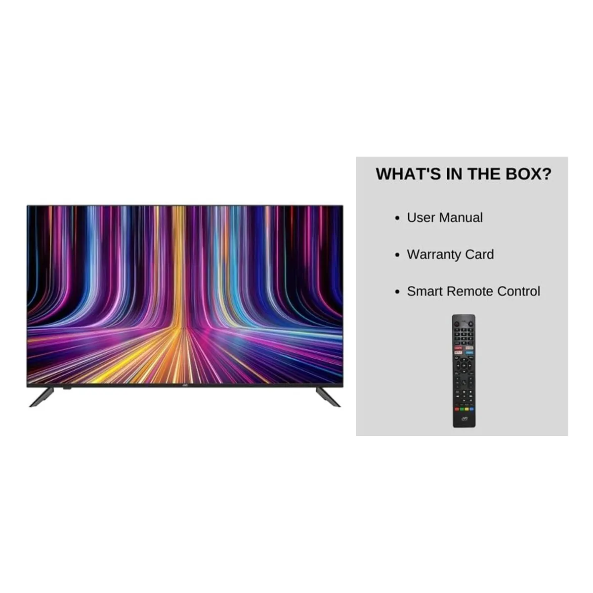 JVC 50 Inch Smart TV | 4K UHD Android TV with QLED AV-HQ507115A11