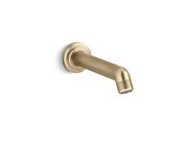 Kallista P24914-BAF-BAF Pinna Paletta® Wall-Mount Bath Spout - Brushed French Gold