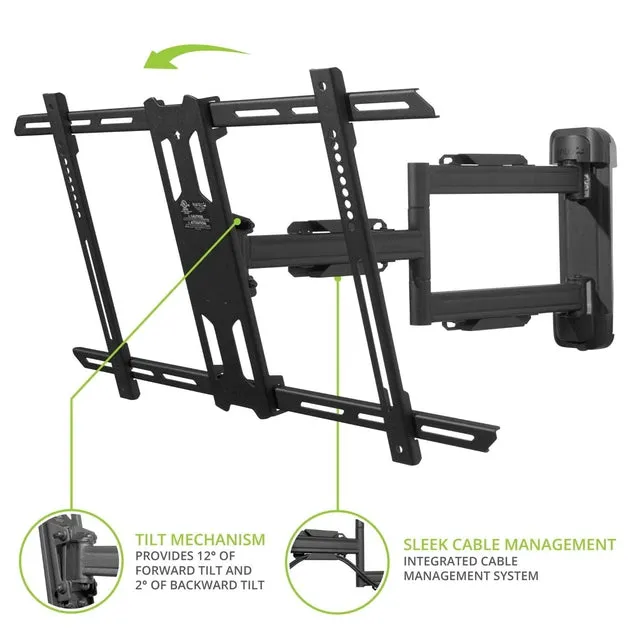 Kanto PS350 Full Motion Mount for 37-Inch to 60-Inch TVs