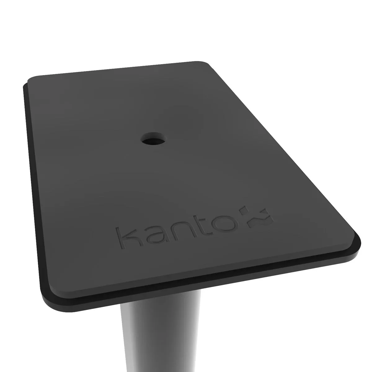 Kanto SP26PL 26" Bookshelf Speaker Stands with Rotating Top Plates and Cable Management – Pair (Black)