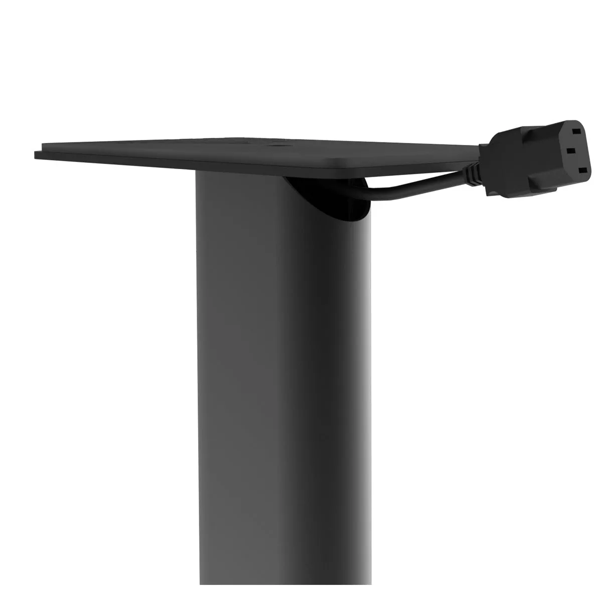 Kanto SP26PL 26" Bookshelf Speaker Stands with Rotating Top Plates and Cable Management – Pair (Black)