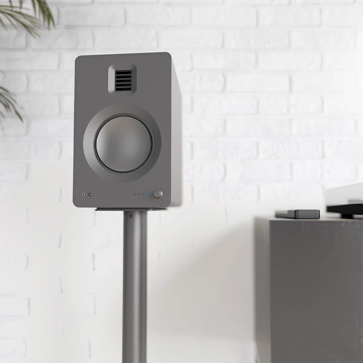 Kanto SP26PL 26" Bookshelf Speaker Stands with Rotating Top Plates and Cable Management – Pair (Black)