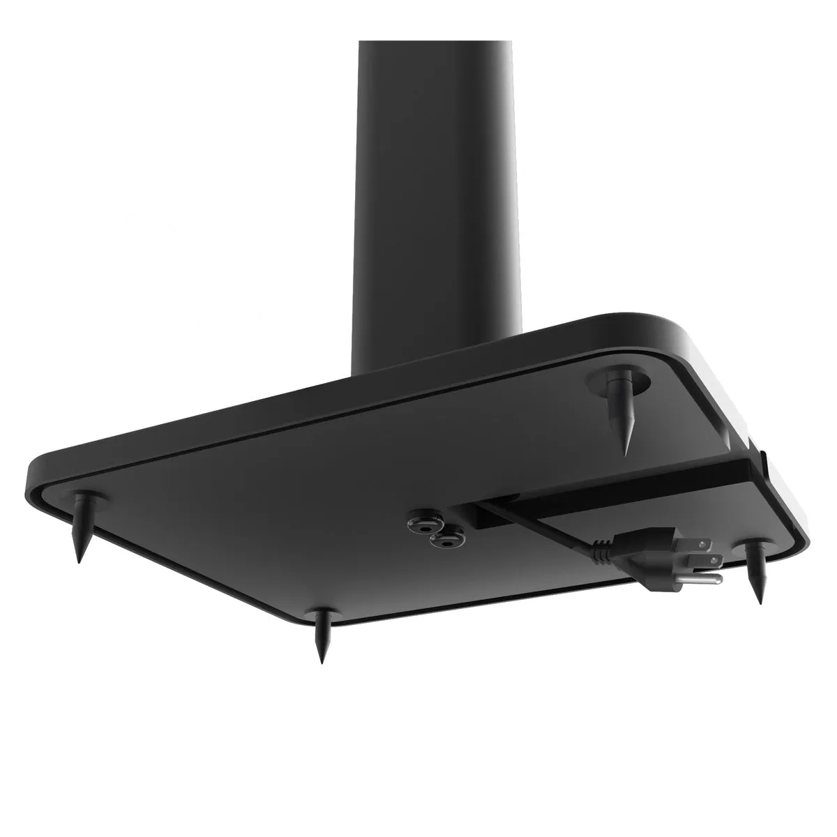 Kanto SP26PL 26" Bookshelf Speaker Stands with Rotating Top Plates and Cable Management – Pair (Black)