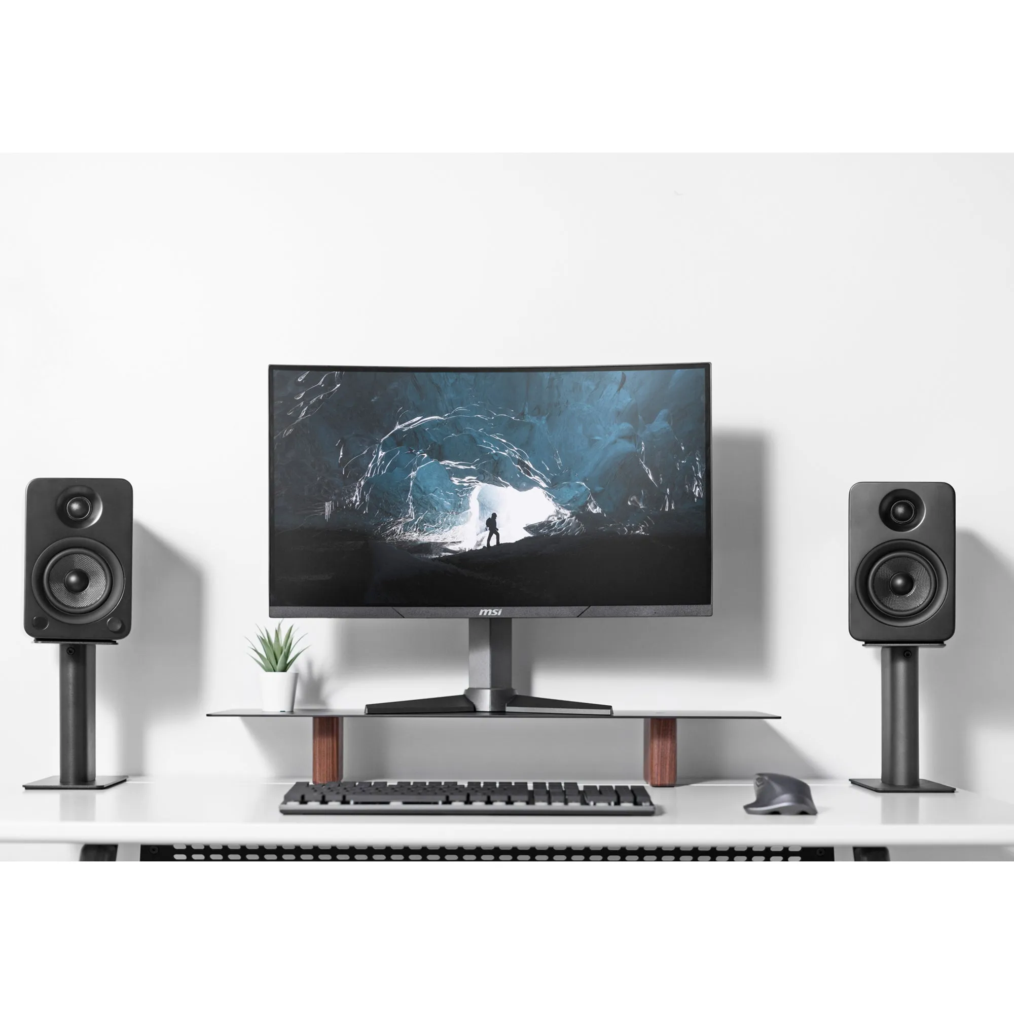 Kanto SP9 Desktop Speaker Stands 9 Inch Black