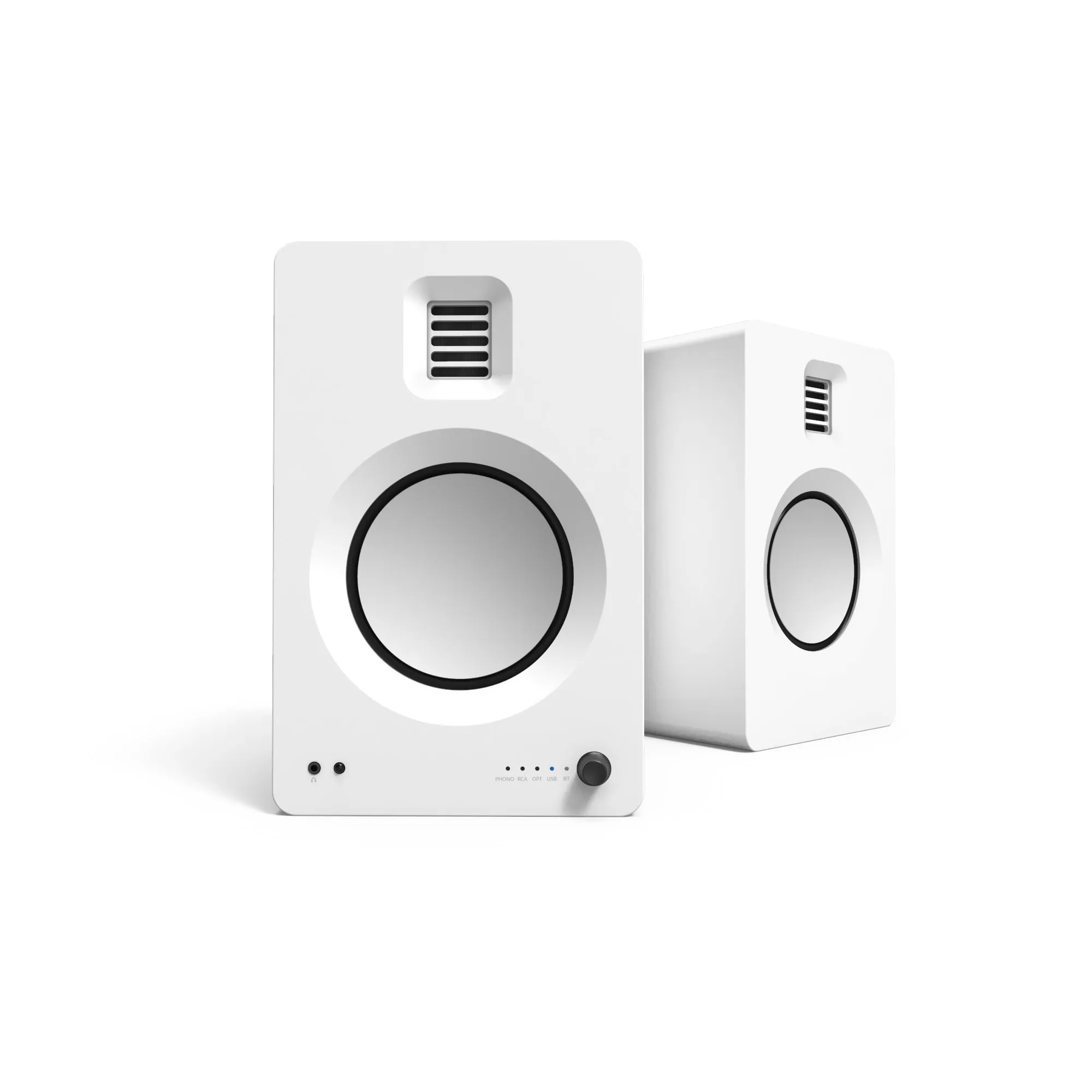 Kanto TUK 260W AMT Tweeters Bookshelf Speakers Pair with Stands