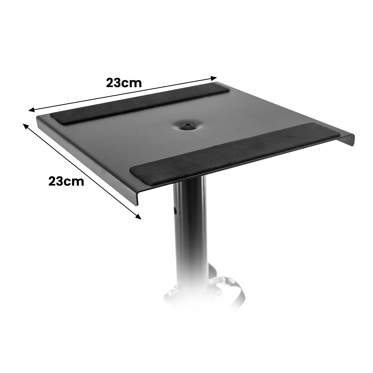 Karrera Adjustable Floor Speaker Stand (Black)
