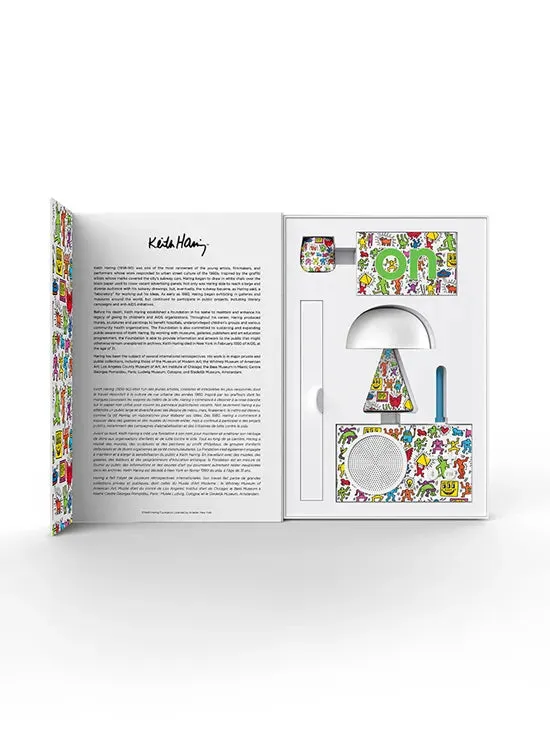 Lexon x Keith Haring Home Electronics Gift Set - Happy