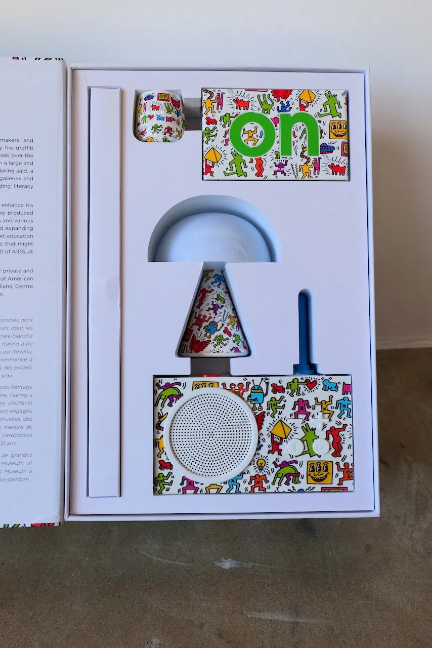 Lexon x Keith Haring Home Electronics Gift Set - Happy
