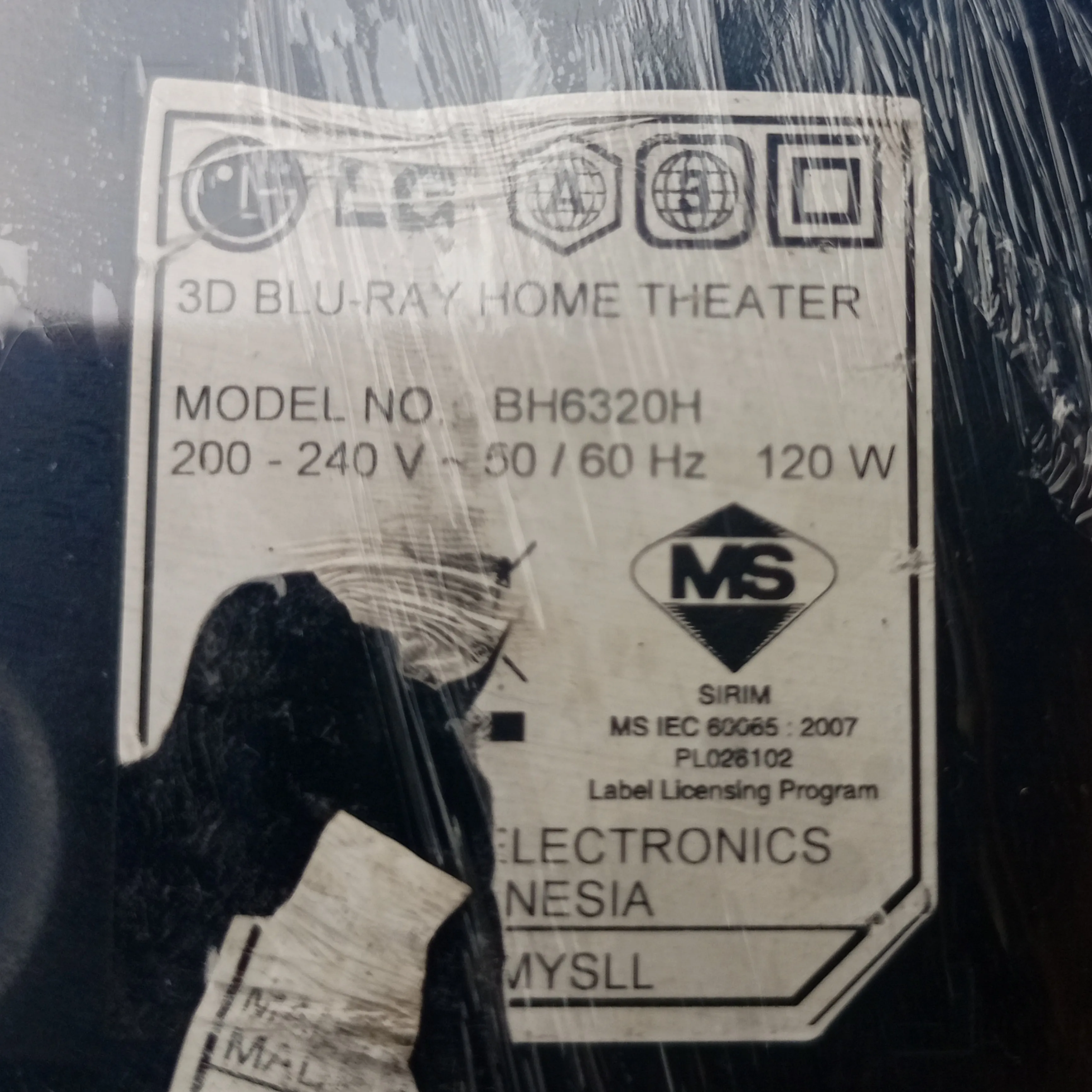 LG BH6320 1000Watts 3D Blu-ray Home Theater Machine Head - London Used
