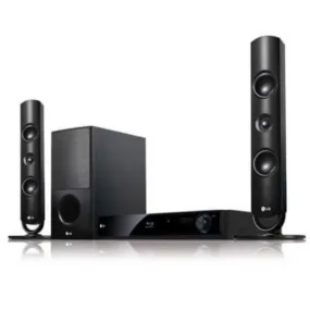 LG HB44M 2.1Ch 400W Tall Boy 3D Blu-ray DVD Home Theater System (USB, FM, Aux, HDMI Out) - Foreign Used