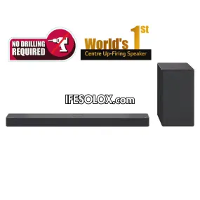 LG SC9S 3.1.3Ch 400W Triple Up-Firing 4K Sound Bar   IMAX Enhance, AI and OLED TV Compatibility - Brand New