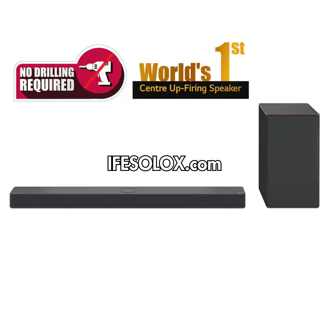 LG SC9S 3.1.3Ch 400W Triple Up-Firing 4K Sound Bar   IMAX Enhance, AI and OLED TV Compatibility - Brand New