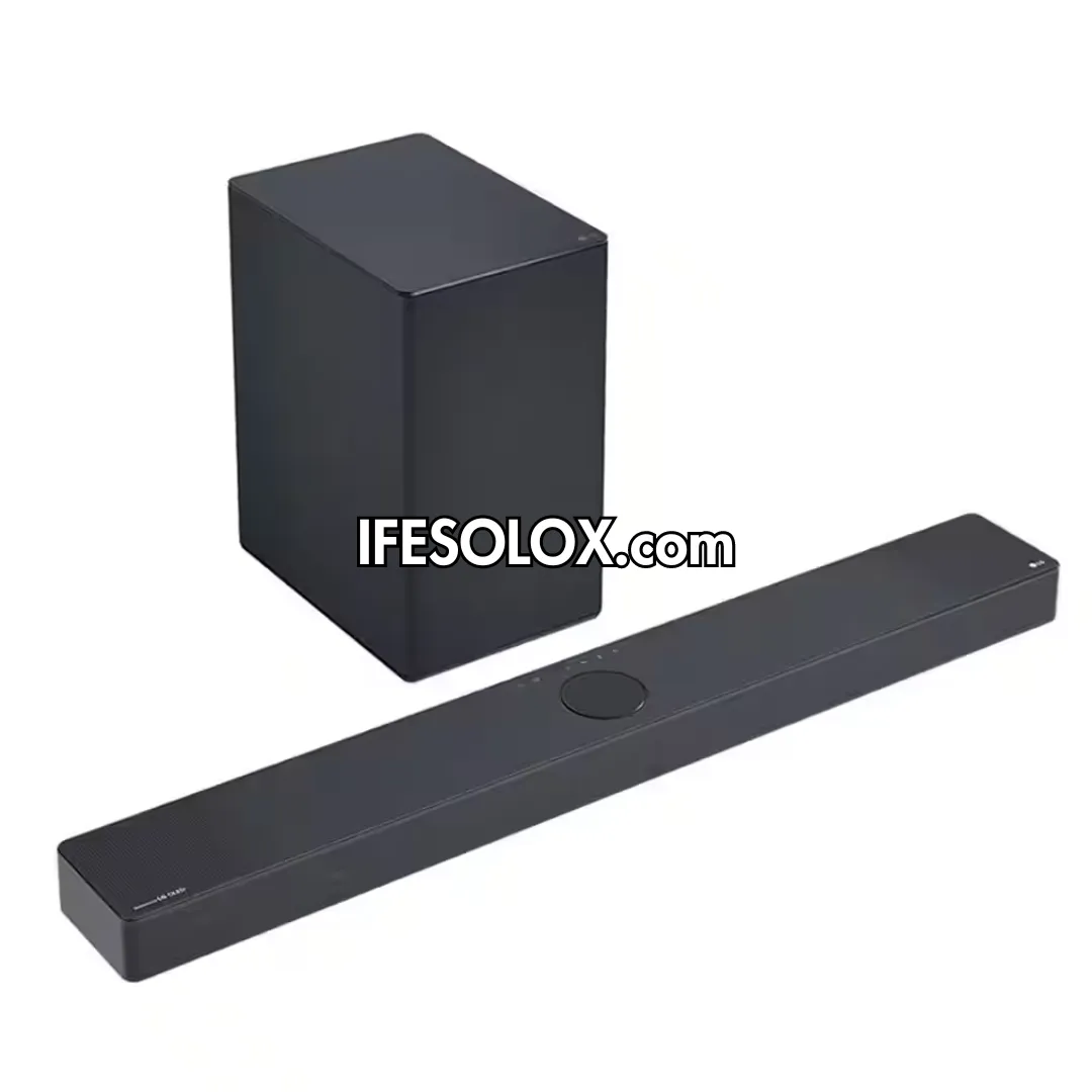 LG SC9S 3.1.3Ch 400W Triple Up-Firing 4K Sound Bar   IMAX Enhance, AI and OLED TV Compatibility - Brand New