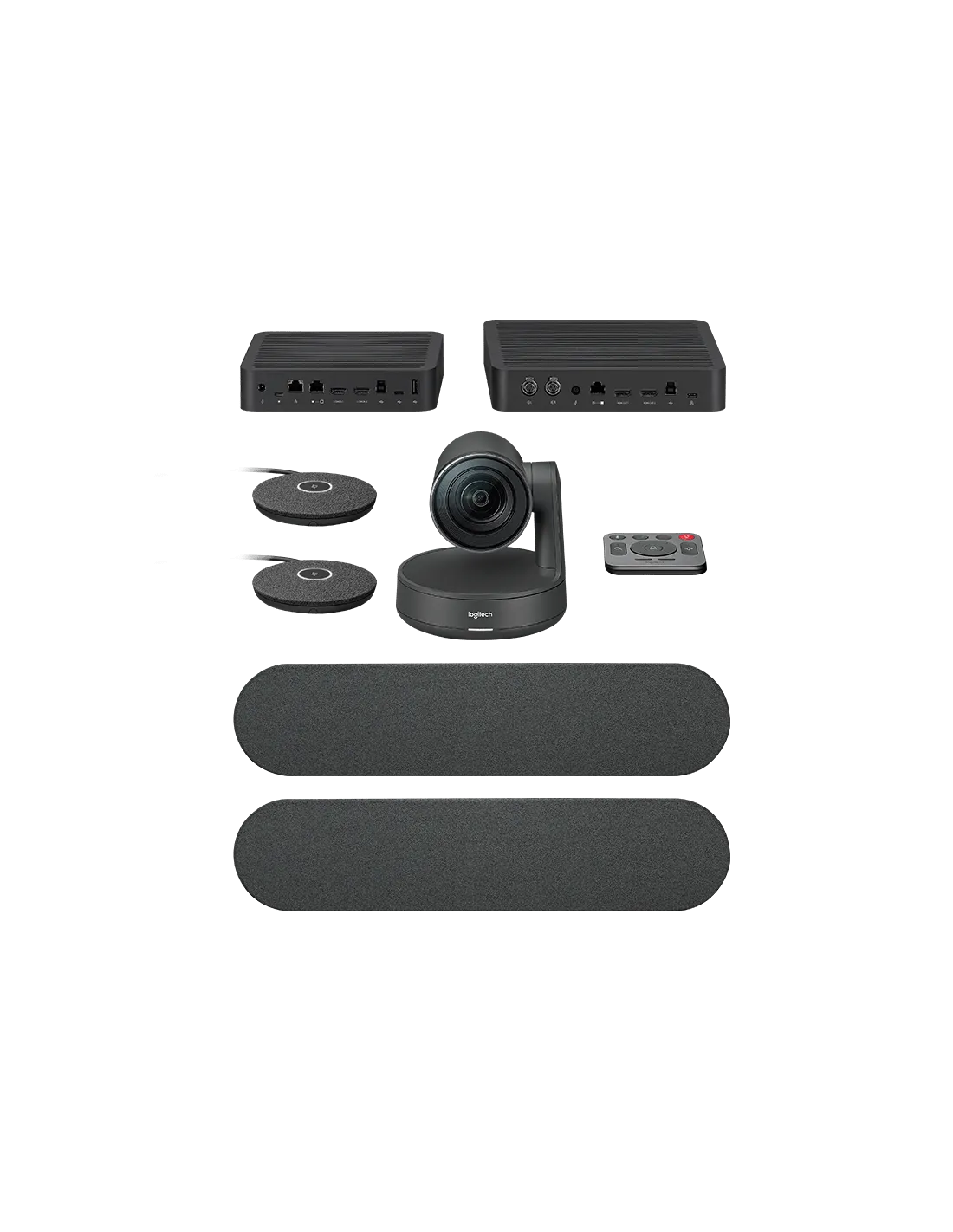 Logitech Rally Plus Premier modular video conferencing system for large and extra large rooms for (Upto 20 People)