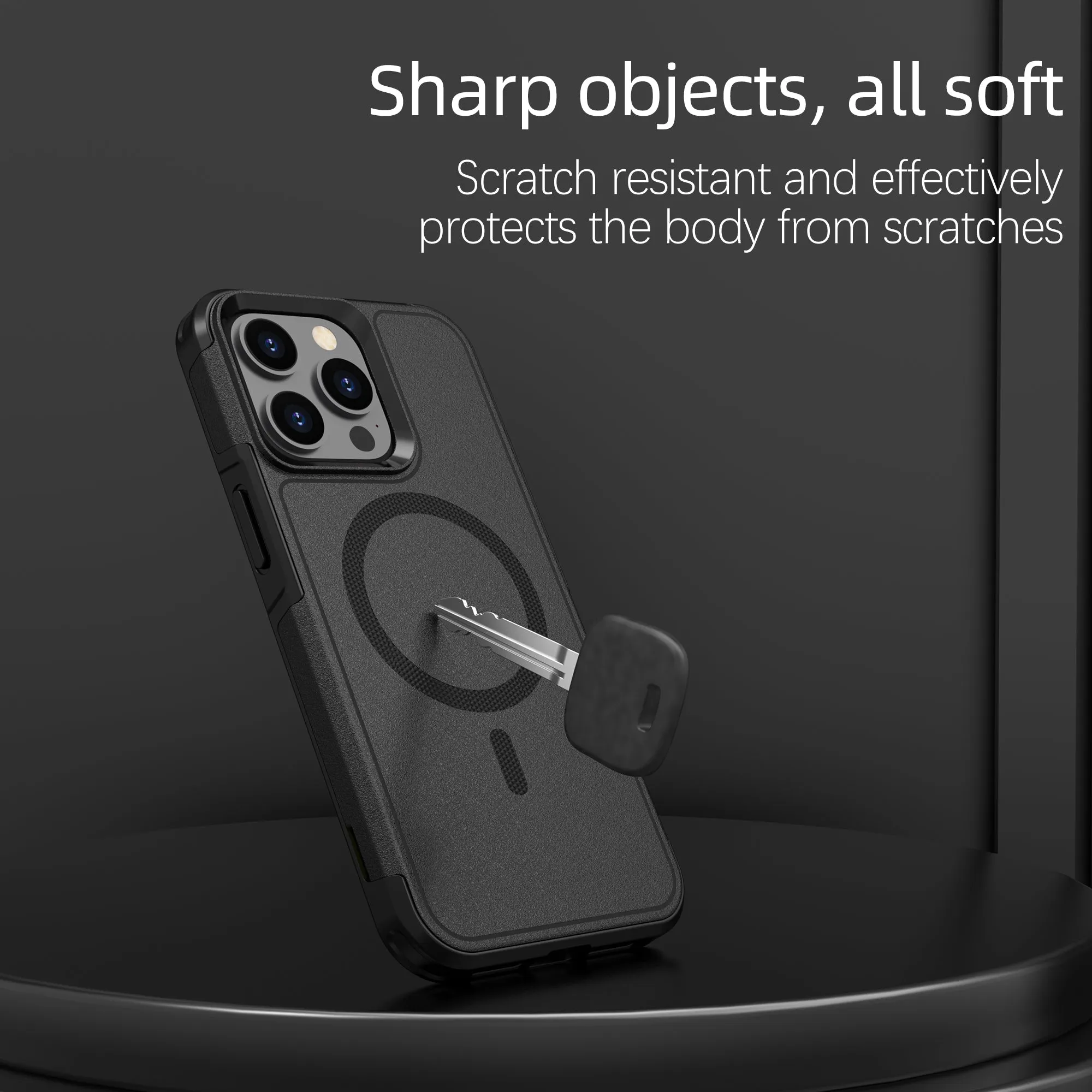 MagSafe Case For Apple iPhone 12 Pro Max Shockproof Heavy Duty Rugged Magnetic Cover - Black