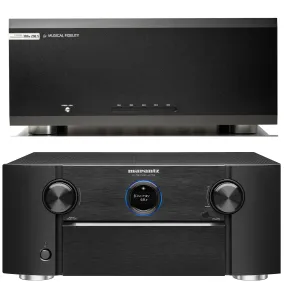 Marantz AV7706 11.2 Channel AV Surround Pre-Amplifier and Musical Fidelity M6X 250.5 5 Channel Power Amplifier Bundle