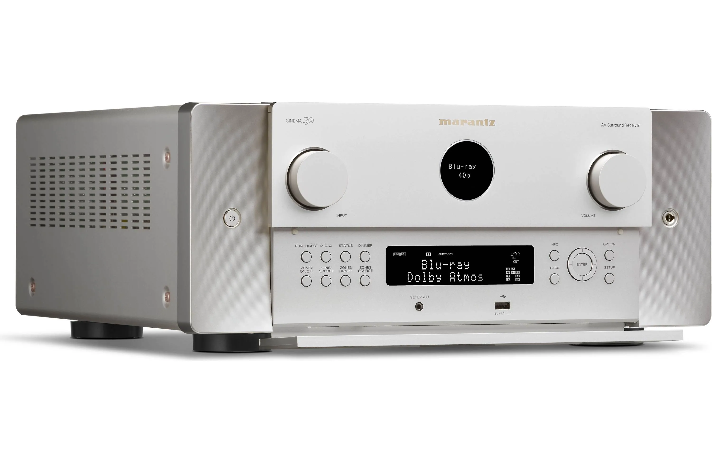 Marantz Cinema 30 11.4 Channel Reference 8K A/V Receiver with Dolby Atmos and Built-In Streaming