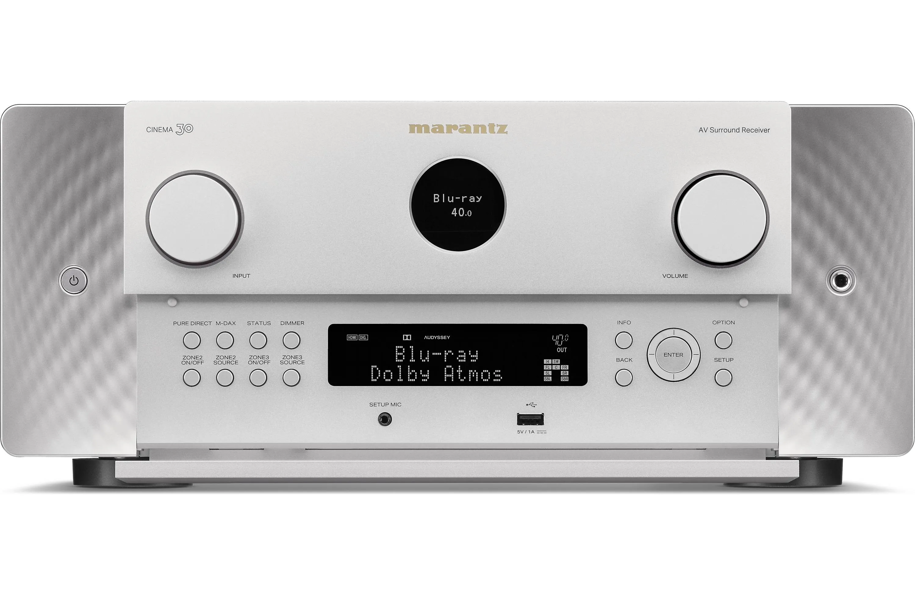 Marantz Cinema 30 11.4 Channel Reference 8K A/V Receiver with Dolby Atmos and Built-In Streaming