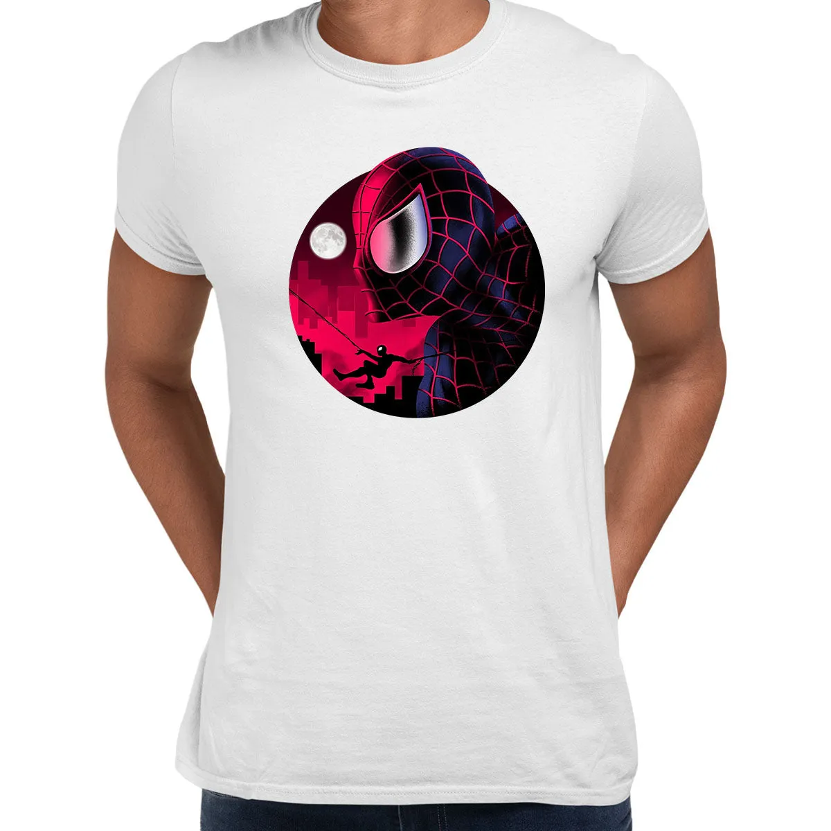 Marvel Comics Spider-Man Into The Spider-Verse Graphic Art T-shirt