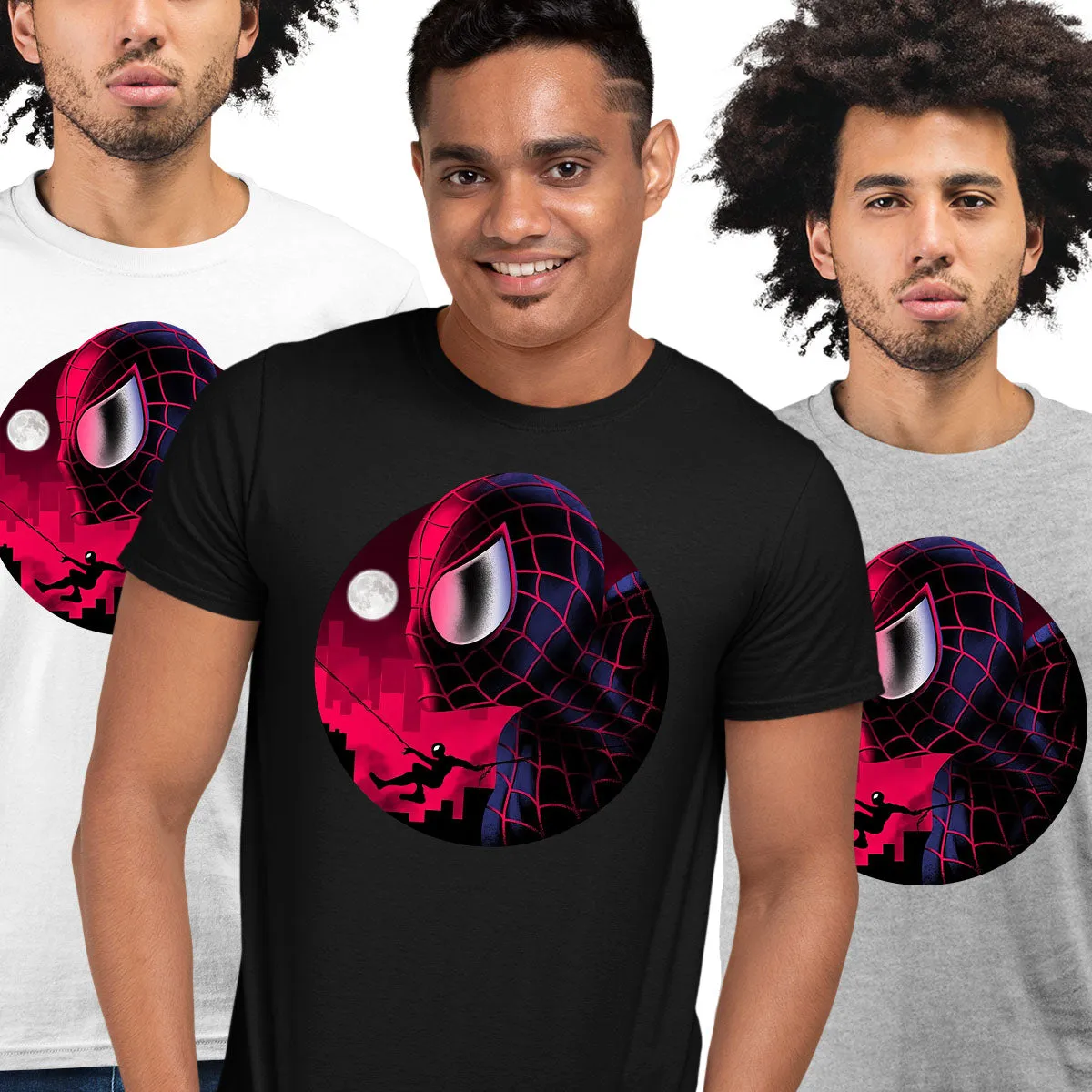 Marvel Comics Spider-Man Into The Spider-Verse Graphic Art T-shirt