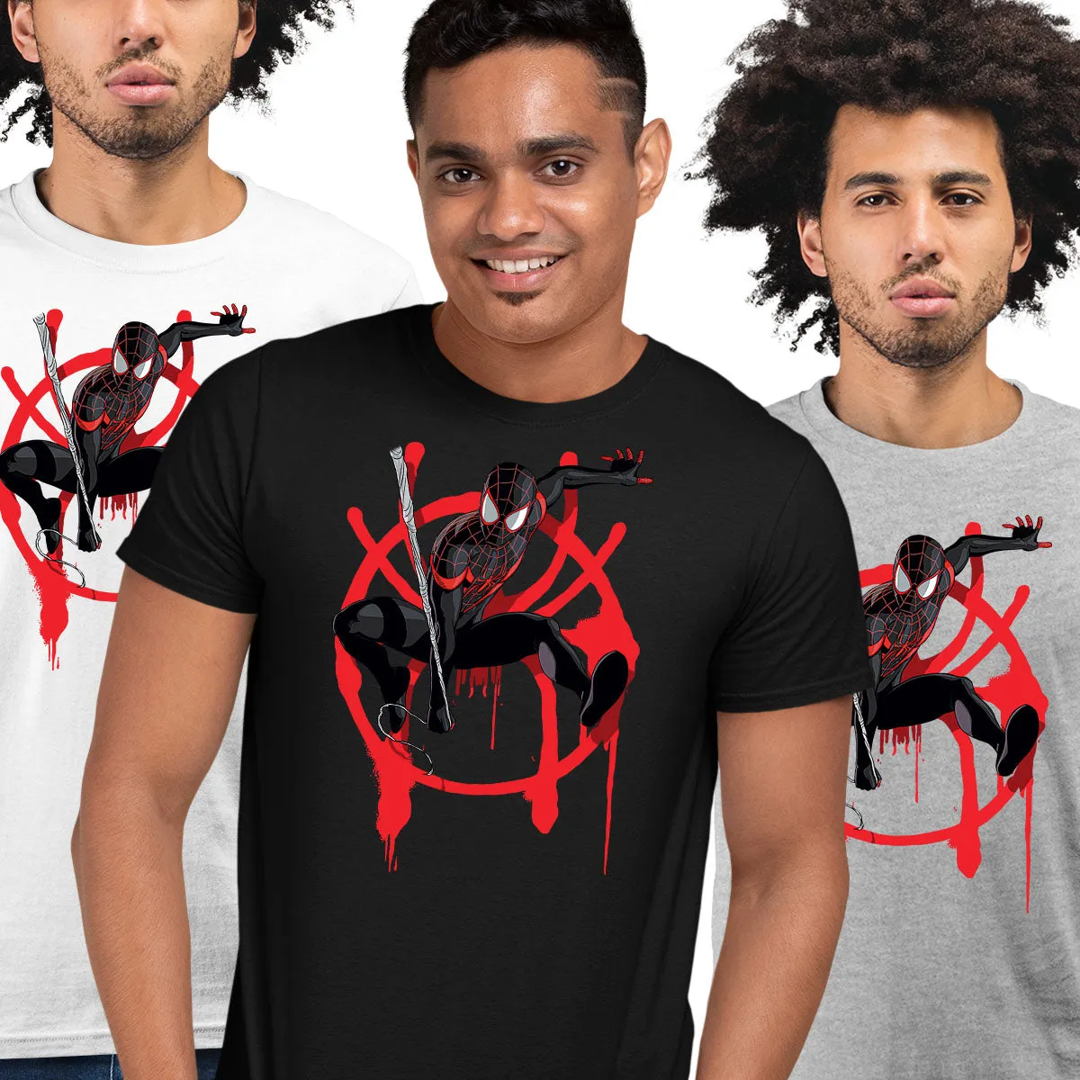 Marvel Spider-Man T-shirt Into The Spider Verse Marvel Gift