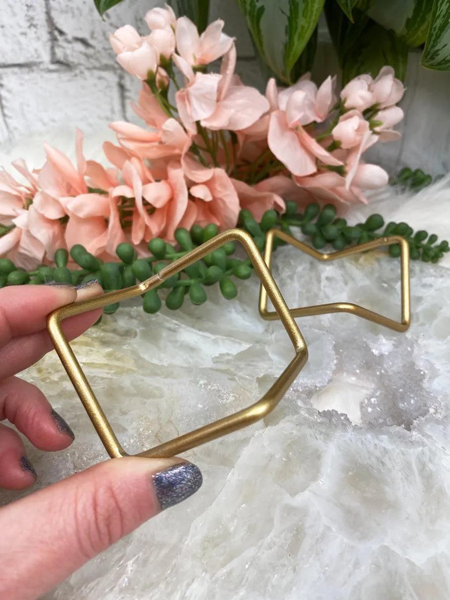 Metal Crystal Specimen Display Stands