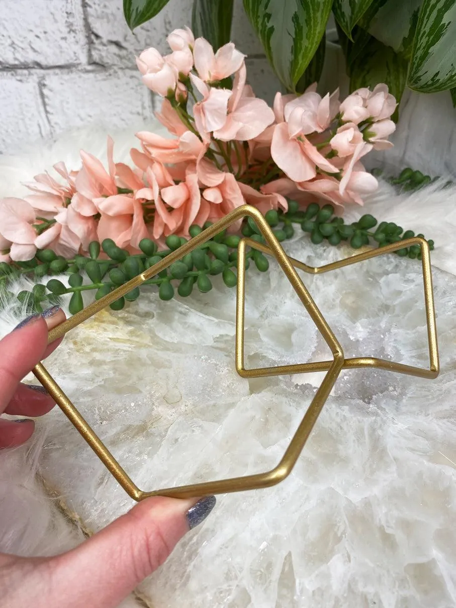 Metal Crystal Specimen Display Stands